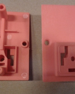 Cabinet bottom int. valve cont. white/orange IV-III